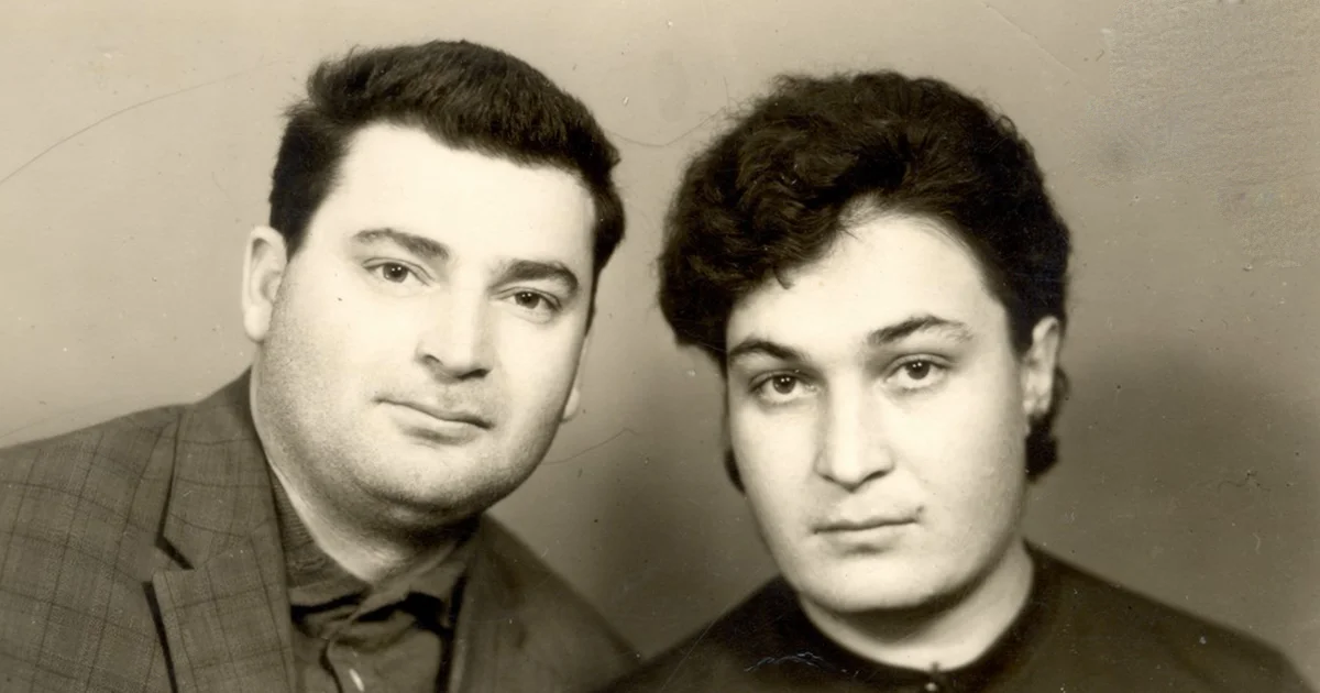 მერი ბარნაბიშვილი მეუღლესთან ერთად Image